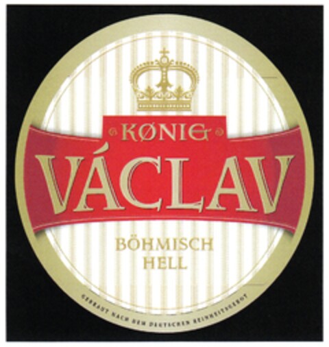 KÖNIG VACLAV BÖHMISCH HELL Logo (DPMA, 30.07.2008)