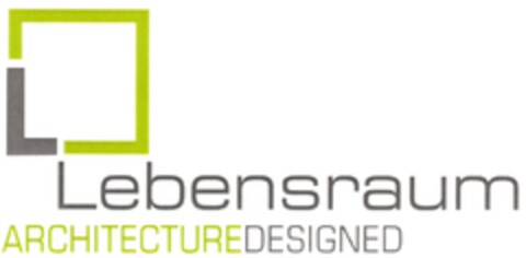 Lebensraum ARCHITECTUREDESIGNED Logo (DPMA, 01/29/2009)