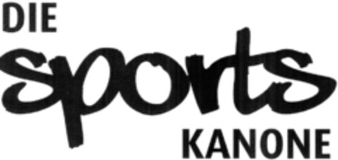 DIE sports KANONE Logo (DPMA, 09.12.2009)