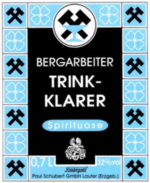 BERGARBEITER TRINK- KLARER Logo (DPMA, 27.09.2011)