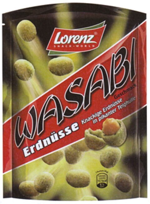 Lorenz SNACK WORLD WASABI Erdnüsse Logo (DPMA, 02/28/2012)