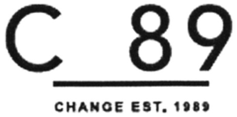 C 89 CHANGE EST. 1989 Logo (DPMA, 09.07.2012)