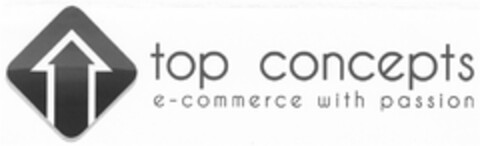 top concepts e-commerce with passion Logo (DPMA, 08.02.2013)