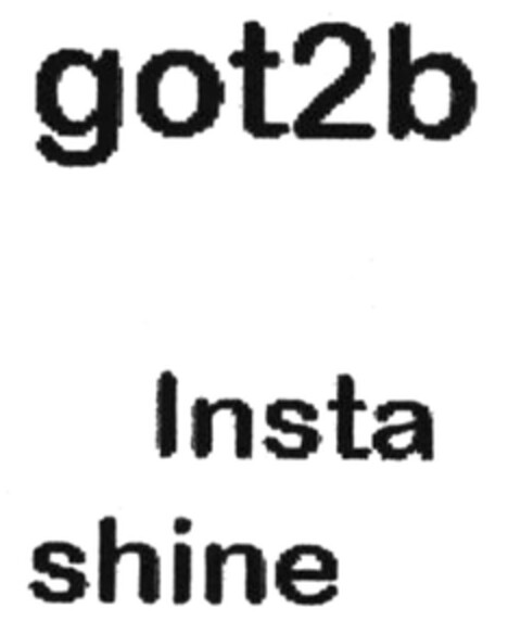 got2b  lnsta shine Logo (DPMA, 06/10/2016)