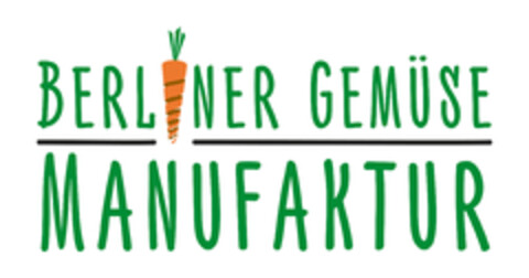 BERLINER GEMÜSE MANUFAKTUR Logo (DPMA, 08/21/2019)