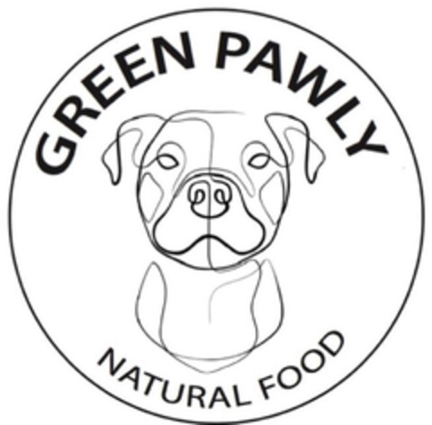 GREEN PAWLY NATURAL FOOD Logo (DPMA, 06/17/2020)