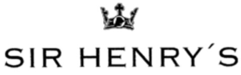 SIR HENRY'S Logo (DPMA, 27.03.2002)