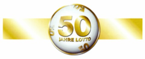 50 JAHRE LOTTO Logo (DPMA, 10/01/2004)