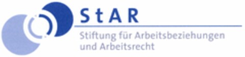 StAR Stiftung für Arbeitsbeziehungen und Arbeitsrecht Logo (DPMA, 17.01.2005)