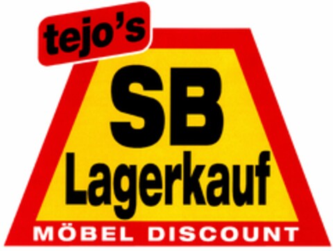 tejo's SB Lagerkauf MÖBEL DISCOUNT Logo (DPMA, 04/20/2005)