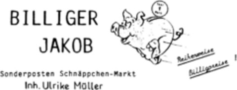 BILLIGER JACOB Logo (DPMA, 24.04.1995)