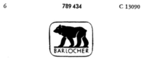 BÄRLOCHER Logo (DPMA, 24.12.1962)