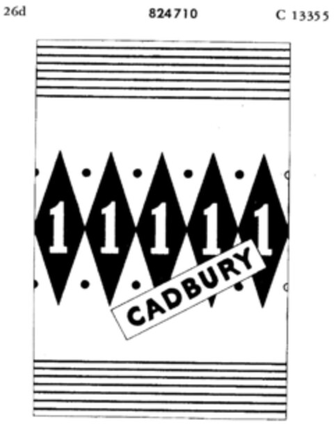 CADBURY 1 Logo (DPMA, 02.03.1963)