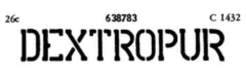 DEXTROPUR Logo (DPMA, 20.04.1951)