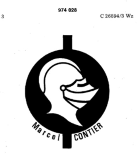 Marcel CONTIER Logo (DPMA, 02.01.1978)