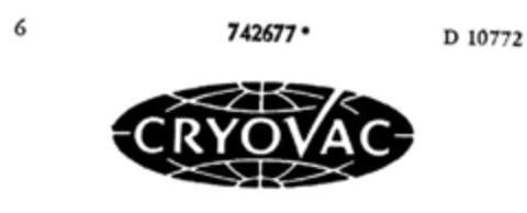 CRYOVAC Logo (DPMA, 03.10.1959)