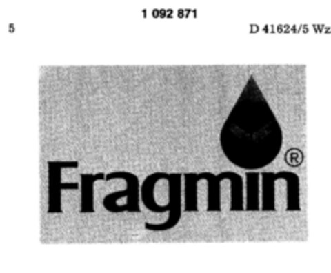 Fragmin Logo (DPMA, 12.11.1985)
