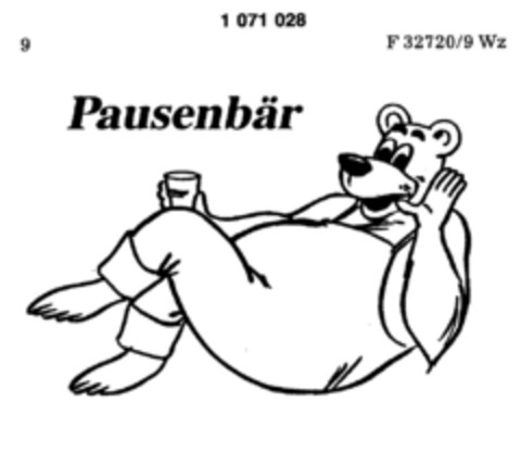 Pausenbär Logo (DPMA, 05/12/1984)