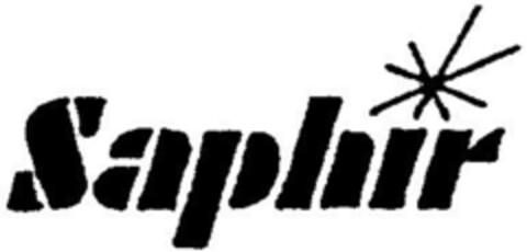 Saphir Logo (DPMA, 16.07.1986)