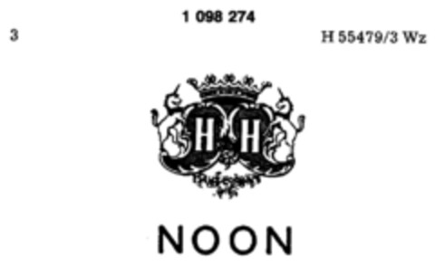 NOON H H Logo (DPMA, 18.01.1986)