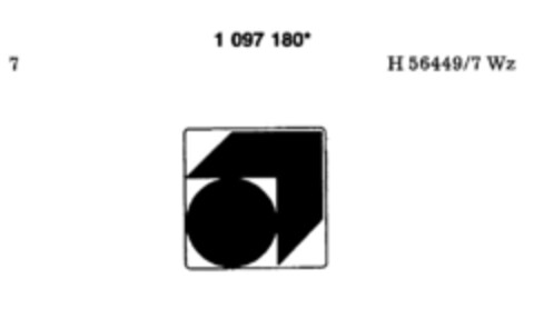 1097180 Logo (DPMA, 01.08.1986)