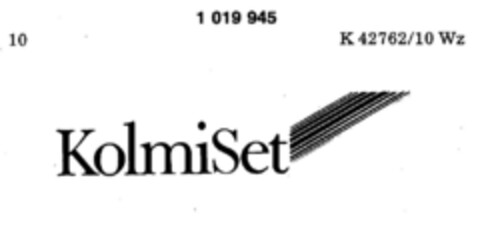 KolmiSet Logo (DPMA, 11/24/1980)