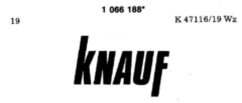 KNAUF Logo (DPMA, 23.05.1984)