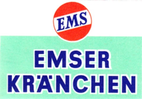 EMS EMSER KRÄNCHEN Logo (DPMA, 29.01.1964)