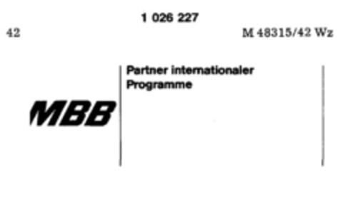 MBB Partner internationaler Programme Logo (DPMA, 05/22/1980)