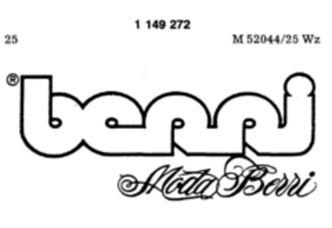 berri Moda Berri Logo (DPMA, 06.10.1982)