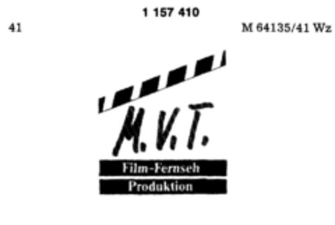 M.V.T. Film-Fernseh Produktion Logo (DPMA, 09/04/1989)