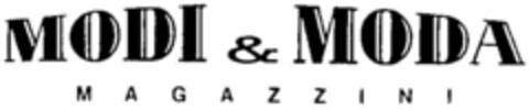 MODI & MODA MAGAZZINI Logo (DPMA, 29.12.1993)