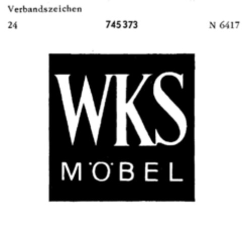 WKS MÖBEL Logo (DPMA, 23.10.1959)