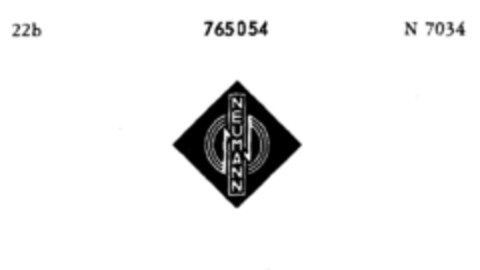 NEUMANN N Logo (DPMA, 10/25/1960)