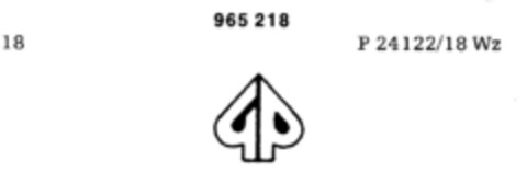 965218 Logo (DPMA, 07.10.1976)