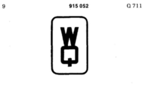 WQ Logo (DPMA, 30.06.1972)