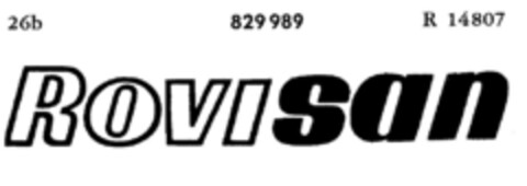 Rovisan Logo (DPMA, 17.03.1961)