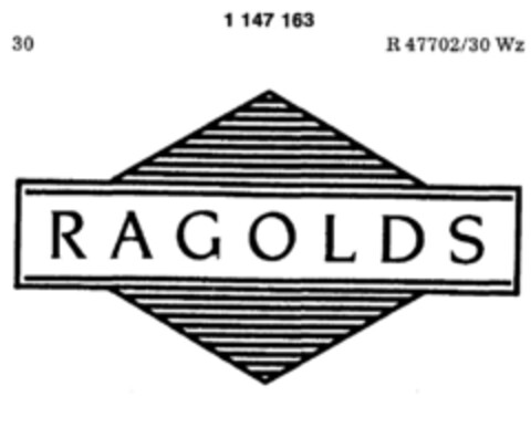 RAGOLDS Logo (DPMA, 06.02.1989)