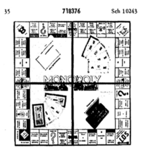 MONOPOLY Logo (DPMA, 12/09/1957)