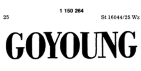 GOYOUNG Logo (DPMA, 02/03/1989)