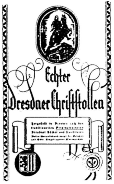 Echter Dresdner Christstollen Logo (DPMA, 27.04.1956)