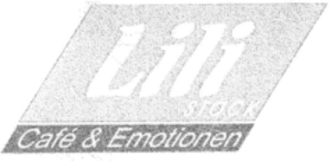 Lili STOCK Café & Emotionen Logo (DPMA, 11.09.2001)