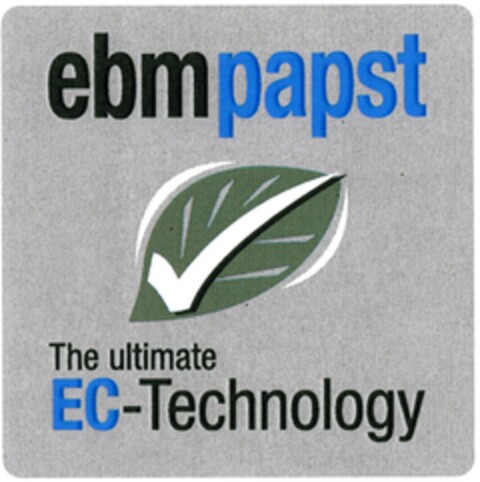 ebmpapst The ultimate EC-Technology Logo (DPMA, 07/01/2008)