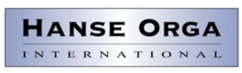 HANSE ORGA INTERNATIONAL Logo (DPMA, 18.12.2009)