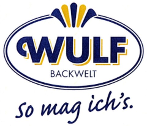 WULF BACKWELT so mag ich's. Logo (DPMA, 10.03.2011)