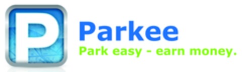 Parkee Park easy - earn money. Logo (DPMA, 26.04.2011)