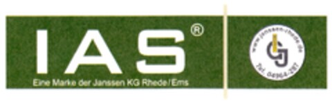 I A S Eine Marke der Janssen KG Rhede/Ems Logo (DPMA, 13.09.2012)