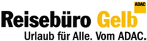 Reisebüro Gelb ADAC Urlaub für Alle. Vom ADAC. Logo (DPMA, 26.07.2013)