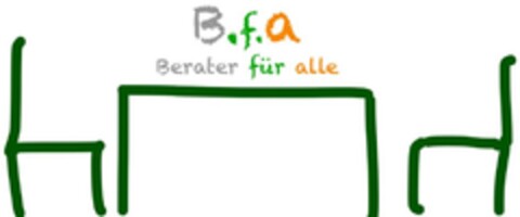 B.f.a   Berater für alle Logo (DPMA, 11/19/2014)