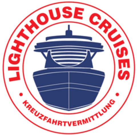 LIGHTHOUSE CRUISES · KREUZFAHRTVERMITTLUNG · Logo (DPMA, 27.11.2023)